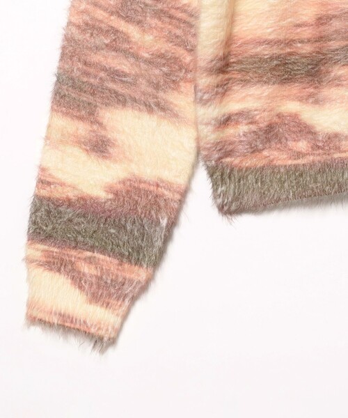 Ray BEAMS（レイビームス）の「シャギー プリント クルーネック ニット（ニット/セーター・レディース・ピンク/ベージュ・ONE SIZE）」の20枚目の写真