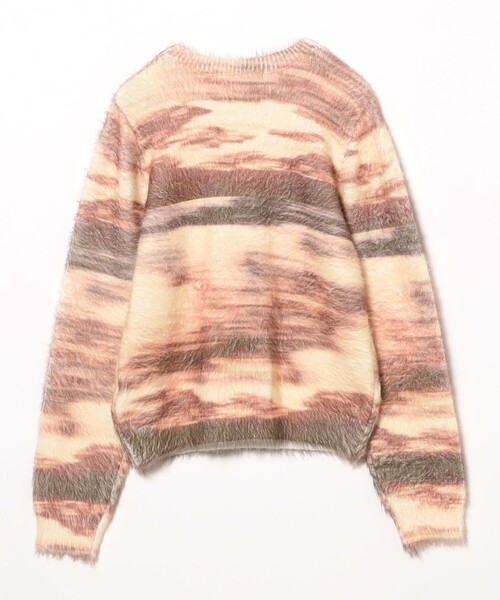 Ray BEAMS（レイビームス）の「シャギー プリント クルーネック ニット（ニット/セーター・レディース・ピンク/ベージュ・ONE SIZE）」の21枚目の写真