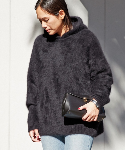 AP STUDIO（エーピーストゥディオ）の「フォックスカシミヤフーディ