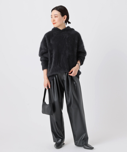 AP STUDIO（エーピーストゥディオ）の「フォックスカシミヤフーディ―（ニット/セーター・レディース・ブラック/ブラウン・FREE）」の19枚目の写真