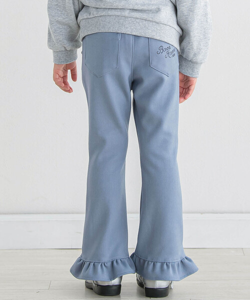 【セール】ストレッチ裾フリルスリムパンツ(90~150cm)(その他パンツ)|BeBe(ベベ) 【セール】ストレッチ裾フリルスリムパンツ(90~150cm)(その他パンツ)|BeBe(ベベ)