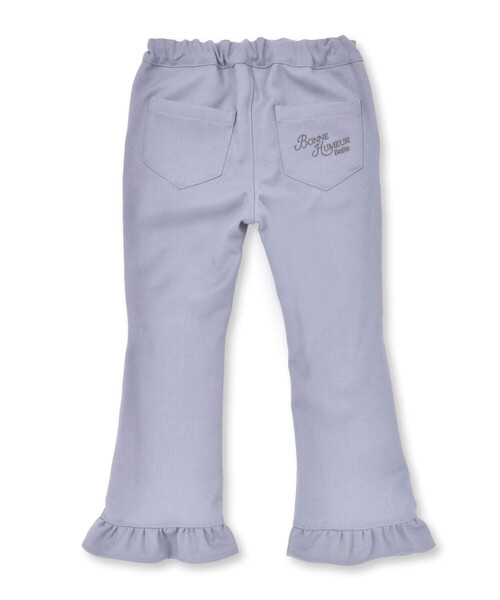 【セール】ストレッチ裾フリルスリムパンツ(90~150cm)(その他パンツ)|BeBe(ベベ) 【セール】ストレッチ裾フリルスリムパンツ(90~150cm)(その他パンツ)|BeBe(ベベ)
