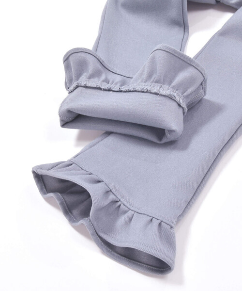 【セール】ストレッチ裾フリルスリムパンツ(90~150cm)(その他パンツ)|BeBe(ベベ) 【セール】ストレッチ裾フリルスリムパンツ(90~150cm)(その他パンツ)|BeBe(ベベ)