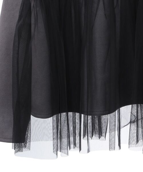 Green　Parks（グリーンパークス）の「・swing by チュールレイヤープルオーバー（その他トップス・レディース・チャコールグレー/アイボリー/グレイッシュベージュ・FREE）」の12枚目の写真