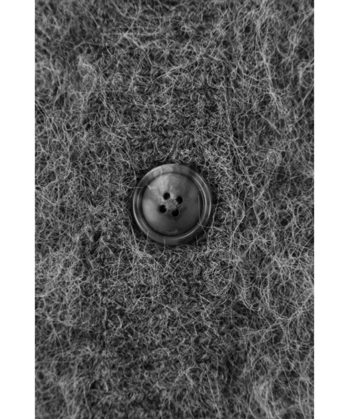 ALEXIA STAM（アリシアスタン）の「Double Sleeve Shaggy Knit Cardigan /ダブルスリーブシャギーカーデ（カーディガン/ボレロ・レディース・グレー/ベージュ・FREE）」の22枚目の写真