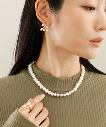 JewCas（ジュアキャス）の「JewCas 淡水パールFlottonネックレス[JC4789]（ネックレス）」