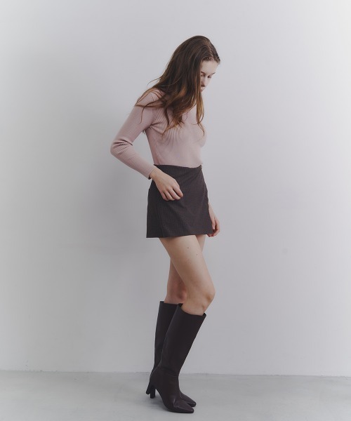 Luan CHECK MINI SKORT チェックミニスコート check mini skort