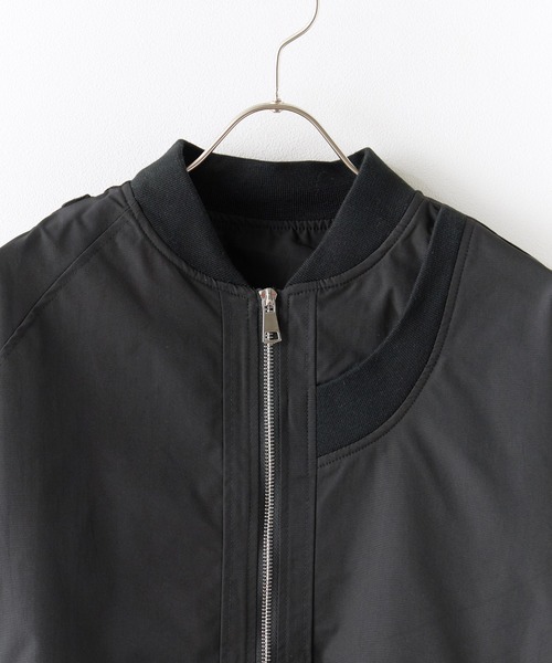 Theater code（シアターコード）の「MA-1 フライトジャケット（MA-1・メンズ・ブラック/アイボリー・M/L）」の5枚目の写真