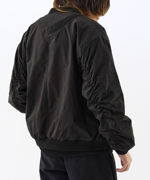 Theater code（シアターコード）の「MA-1 フライトジャケット（MA-1・メンズ・ブラック/アイボリー・M/L）」の20枚目の写真