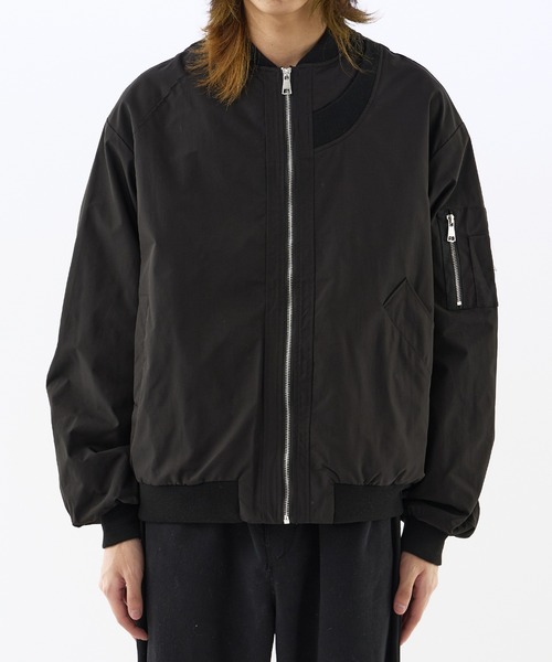 Theater code（シアターコード）の「MA-1 フライトジャケット（MA-1・メンズ・ブラック/アイボリー・M/L）」の18枚目の写真