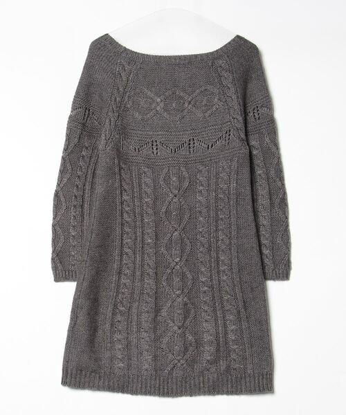 SLOBE IENA（スローブイエナ）の「ニットワンピース（ワンピース・レディース・グレー・FREE）」の2枚目の写真