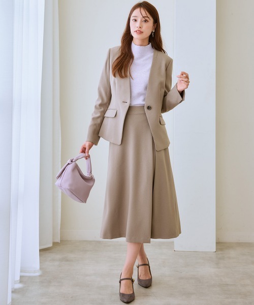 ハイネックニット（毛玉になりにくい・タンブル乾燥OK）（ニット