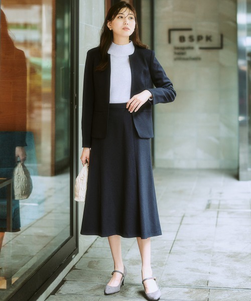 セール】ハイネックニット（毛玉になりにくい・タンブル乾燥OK