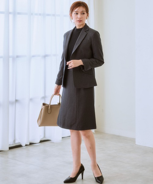 7days Life Styling(セブンデイズライフスタイリング)の「ハイネックニット (洗濯機OK)(ニット/セーター・レディース・アイボリー/ラベンダー/杢グレー/ブラック・S/M/L/LL/3L)」の16枚目の写真