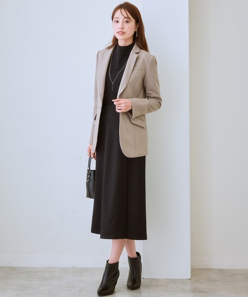 7days Life Styling(セブンデイズライフスタイリング)の「ハイネックニット (洗濯機OK)(ニット/セーター・レディース・アイボリー/ラベンダー/杢グレー/ブラック・S/M/L/LL/3L)」の15枚目の写真
