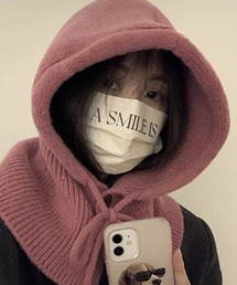 MEMECLE（メメクル）の「【 MEMECLE / メメクル 】リブニット　バラクラバ（ニットキャップ/ビーニー）」