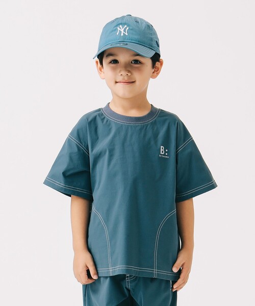 B:MING by BEAMS（ビーミングバイビームス）の「撥水 クルーネック Tシャツ 2025SS（100～150cm）（Tシャツ/カットソー・キッズ・ブラック/ブルー系その他2・140/130/120/100/150/110）」の2枚目の写真