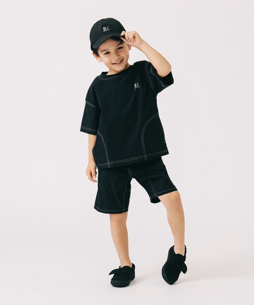 B:MING by BEAMS（ビーミングバイビームス）の「撥水 クルーネック Tシャツ 2025SS（100～150cm）（Tシャツ/カットソー・キッズ・ブラック/ブルー系その他2・140/130/120/100/150/110）」の5枚目の写真