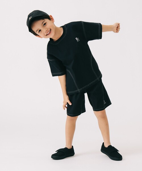 B:MING by BEAMS（ビーミングバイビームス）の「撥水 クルーネック Tシャツ 2025SS（100～150cm）（Tシャツ/カットソー・キッズ・ブラック/ブルー系その他2・140/130/120/100/150/110）」の6枚目の写真