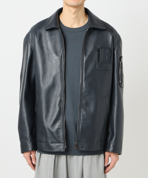 ETS.MATERIAUX / マテリオ セール】ETS.MATERIAUX(マテリオ) ラムレザー フレンチ