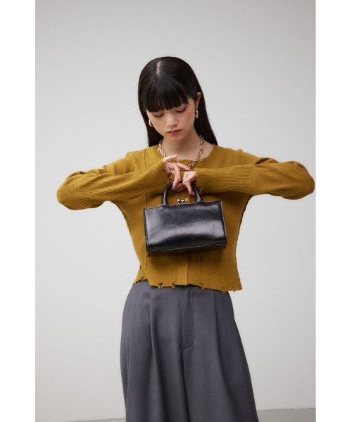 AZUL by moussy（アズールバイマウジー）の「メタルフレームミニバッグ（ショルダーバッグ・レディース・ゴールド/ボルドー/ブラック/シルバー・FREE）」の5枚目の写真