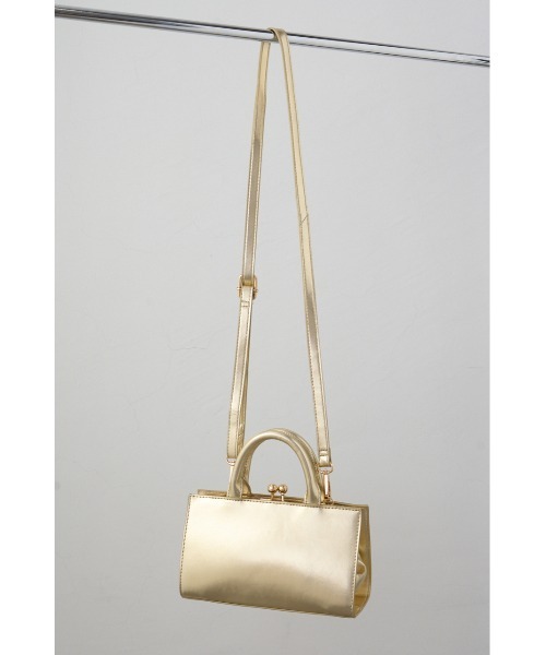 AZUL by moussy（アズールバイマウジー）の「メタルフレームミニバッグ（ショルダーバッグ・レディース・ゴールド/ボルドー/ブラック/シルバー・FREE）」の19枚目の写真