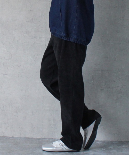 SELECT LEVERY（セレクトリベリー）の「コーデュロイベイカーパンツ（その他パンツ・レディース・ブラウン/ブラック/カーキ/グレイッシュベージュ・X-LARGE/LARGE/MEDIUM/SMALL）」の14枚目の写真