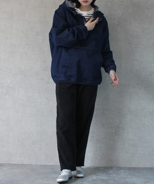 SELECT LEVERY（セレクトリベリー）の「コーデュロイベイカーパンツ（その他パンツ・レディース・ブラウン/ブラック/カーキ/グレイッシュベージュ・X-LARGE/LARGE/MEDIUM/SMALL）」の16枚目の写真