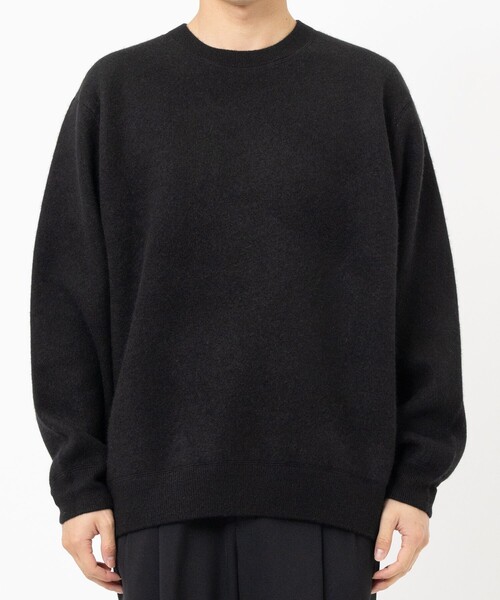 THE PERMANENT EYE(ザパーマネントアイ)の「【CASHMERE CASHMERE/カシミアカシミア】CASHMERE REVERSIBLE PULLOVER(ニット/セーター・メンズ・ブラック/ダークオレンジ/ブルー/グリーン/ダークグレー・48/44)」の18枚目の写真