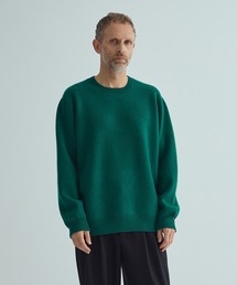 【CASHMERE CASHMERE/カシミアカシミア】CASHMERE REVERSIBLE PULLOVER