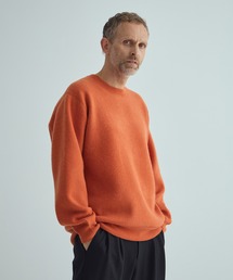 【CASHMERE CASHMERE/カシミアカシミア】CASHMERE REVERSIBLE PULLOVER