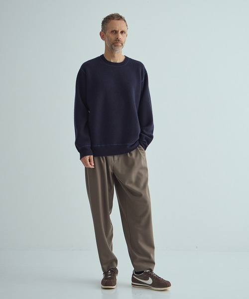 PING ダークグレー セーター リバーシブル THE PERMANENT EYE（ザパーマネントアイ）の「CASHMERE REVERSIBLE