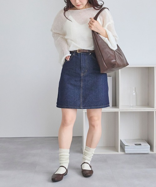 LinoU.(リノユー)の「フェイクレザートライアングルトートバッグ(トートバッグ・レディース・キャメル/ブラウン/ブラック・FREE)」の20枚目の写真