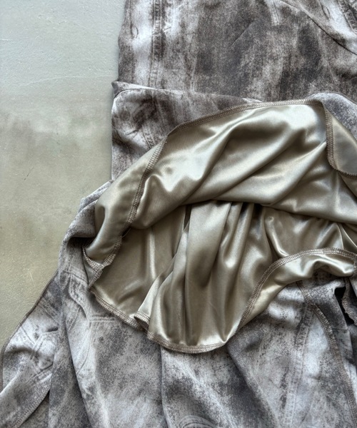 SHAGGIE(シャギー)の「【ViVi掲載】チェック柄/ニュアンス柄バッククロスロングワンピース(ワンピース・レディース・ネイビー/ブラウン・SMALL/MEDIUM)」の20枚目の写真