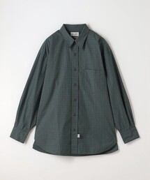 Steven Alan チェックシャツ　日本製 Steven Alan＞ 60 シック チェック オープンカラー シャツ