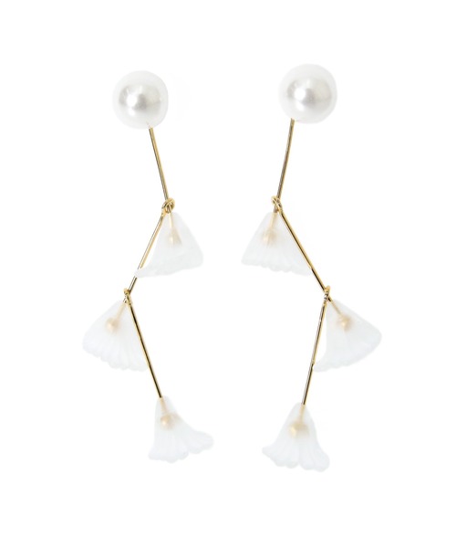 titivate（ティティベイト）の「フラワーロングピアス（ピアス（両耳用）・レディース・シルバー/ゴールド・FREE）」の12枚目の写真