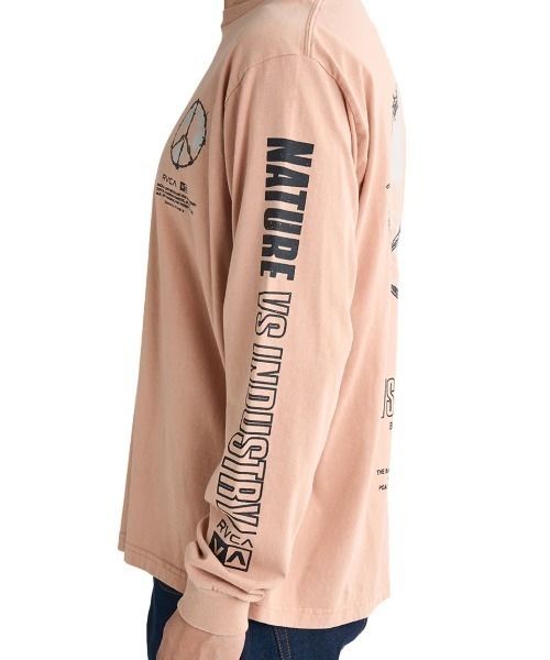 RVCA(ルーカ)の「RVCA メンズ PEACE WIRE LS ロンT/ルーカバックプリント長袖ロンT(Tシャツ/カットソー・メンズ・グレー系その他/クリーム/オレンジ系その他・SMALL/MEDIUM/LARGE/X-LARGE)」の14枚目の写真