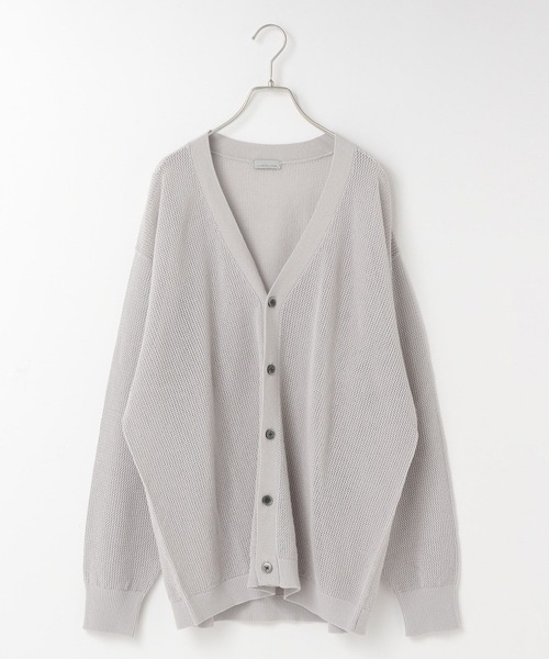 LOWRYS FARM（ローリーズファーム）の「メッシュアミＶカーディガン　 310626（カーディガン/ボレロ・メンズ・ネイビー/ブルー/グレー・FREE）」の22枚目の写真