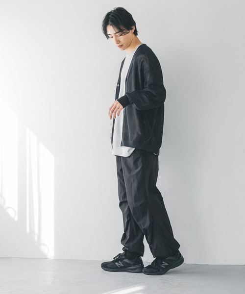 LOWRYS FARM（ローリーズファーム）の「メッシュアミＶカーディガン　 310626（カーディガン/ボレロ・メンズ・ネイビー/ブルー/グレー・FREE）」の19枚目の写真