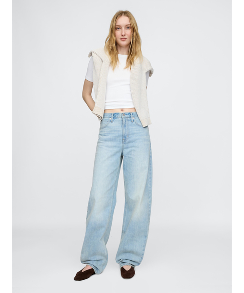 GAP(ギャップ)の「モダン クルーネックTシャツ 半袖(Tシャツ/カットソー・レディース・ブラック/ネイビー/ライトグレー/ホワイト/ブラック×ホワイト・XXS/S/XL/XS/M/L)」の12枚目の写真