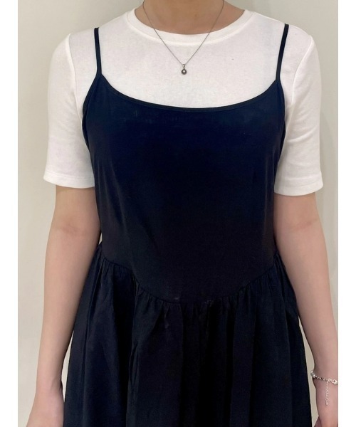 GAP(ギャップ)の「モダン クルーネックTシャツ 半袖(Tシャツ/カットソー・レディース・ブラック/ネイビー/ライトグレー/ホワイト/ブラック×ホワイト・XXS/S/XL/XS/M/L)」の20枚目の写真