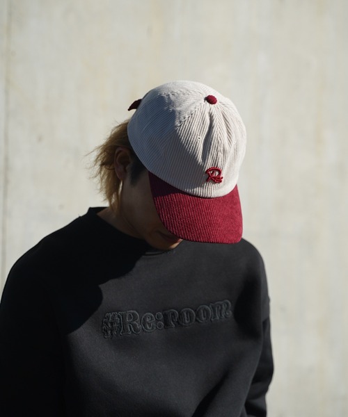 #Re:room（リルーム）の「コーディロイキャップ（キャップ・メンズ・ブラウン/レッド/ネイビー/ブラック・FREE）」の9枚目の写真