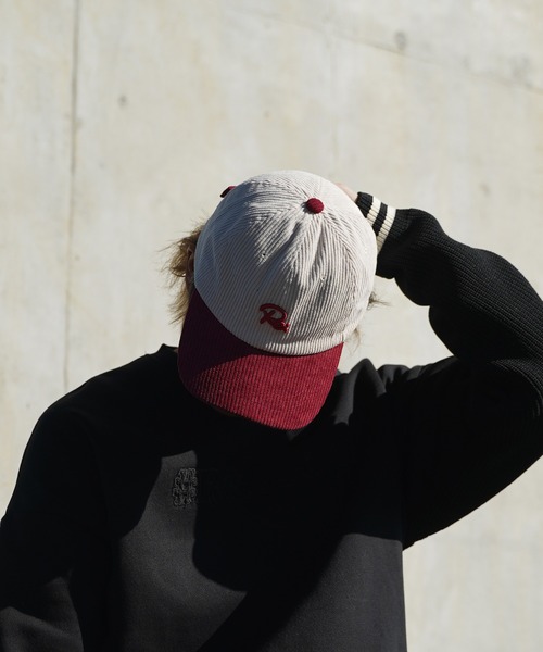 #Re:room（リルーム）の「コーディロイキャップ（キャップ・メンズ・ブラウン/レッド/ネイビー/ブラック・FREE）」の10枚目の写真