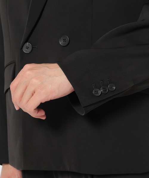 HARE（ハレ）の「【SET UP対応】TOROMIダブルジャケット(HARE)（テーラードジャケット・メンズ・ブラック/ブラウン/パープル/グレー系その他/ライトブルー・FREE/SMALL/MEDIUM）」の13枚目の写真