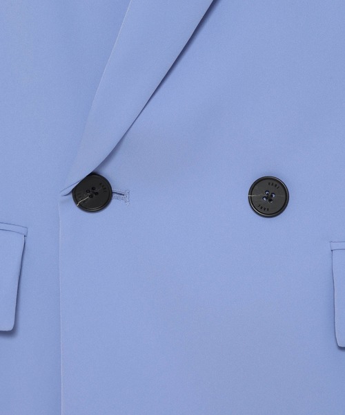 HARE（ハレ）の「【SET UP対応】TOROMIダブルジャケット(HARE)（テーラードジャケット・メンズ・ブラック/ブラウン/パープル/グレー系その他/ライトブルー・FREE/SMALL/MEDIUM）」の12枚目の写真