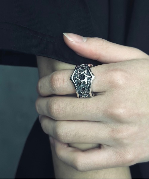 【B-925 SILVER】925リング b925-r340-16g