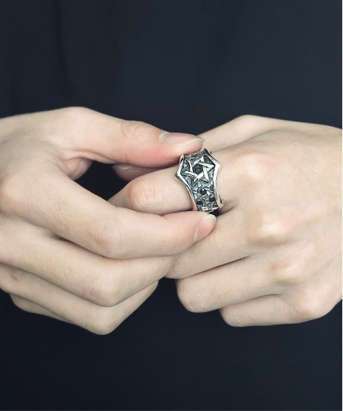 【B-925 SILVER】925リング b925-r340-16g