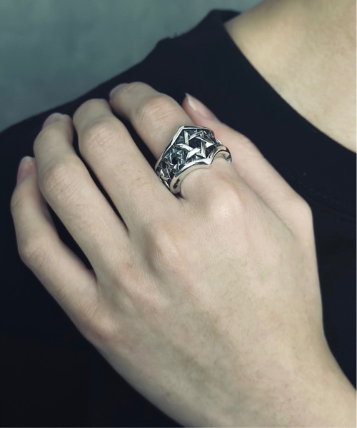 【B-925 SILVER】925リング b925-r340-16g