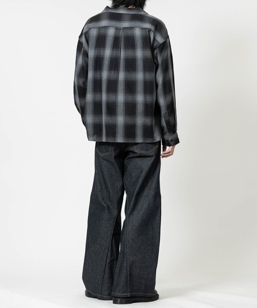 JOHN'S CLOSET（ジョンズクローゼット）の「【13】グラインダーデザイン カーブデニム/コクーンパンツ（デニムパンツ・メンズ・ブラック/グレー/ブルー・MEDIUM/LARGE）」の19枚目の写真