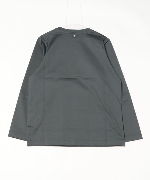 CINOH(チノ)の「REFINAロングスリーブTシャツ(Tシャツ/カットソー・レディース・グレー/ブラック/オフホワイト/ボルドー・38/36)」の6枚目の写真